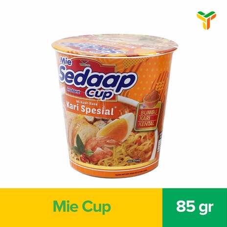 SEDAAP MIE CUP MI KUAH RASA KARI SPC 85G