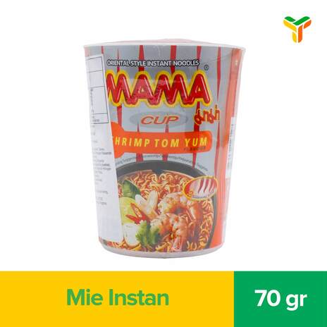 MAMA CUP SHRIMP TOM YUM FLAVOUR 70G
