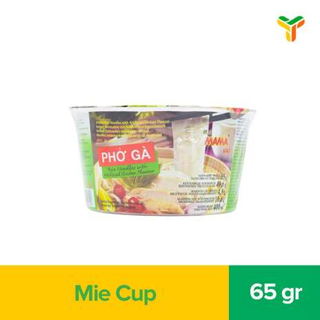 MAMA PHO GA RICE NOODLES CHICKEN CUP65G