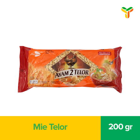 Ayam 2 Telur Keriting 200 Gr (1c=20pcs)
