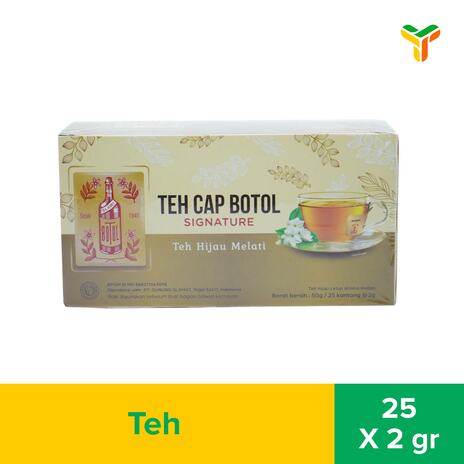 TEH CAP BOTOL SIGNATURE 25X2GR