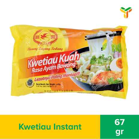 Burung Layang Terbang Kwetiau Ayam Bawang 67g (1c=20pcs)