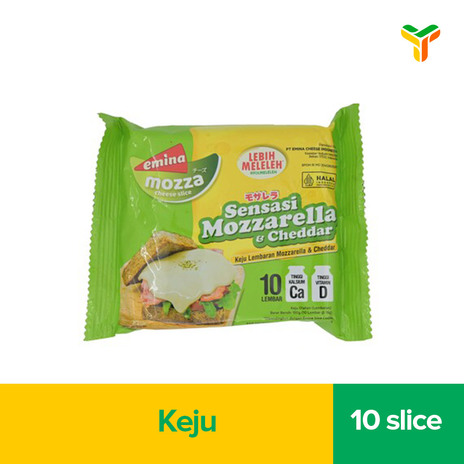 EMINA CHEESE SLICE MOZZA 10S 150G