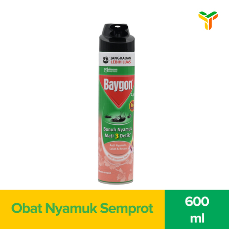 BAYGON AEROSOL JAPANESE PEACH 600ML