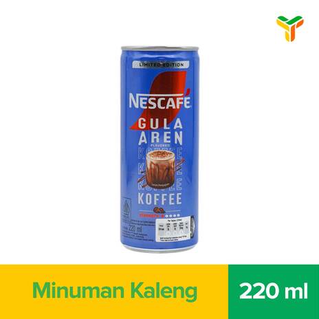 NESCAFE GULA AREN KOFFEE CAN 220ML_1C24P