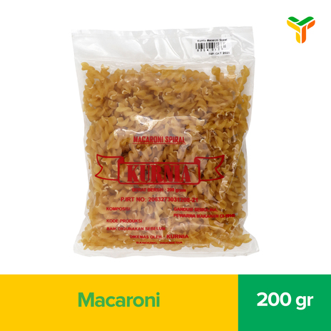 KURNIA MACARONI SPIRAL 200 GR_1C20P