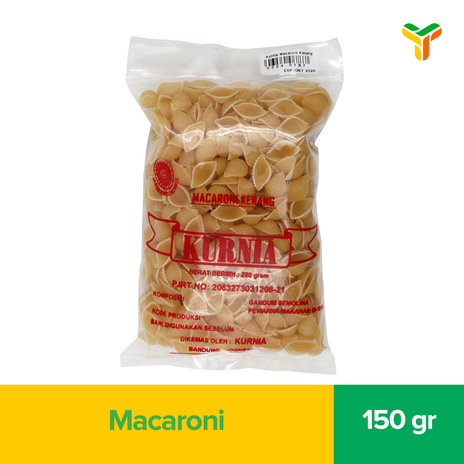 KURNIA MACARONI KERANG 150 GR_1C25P