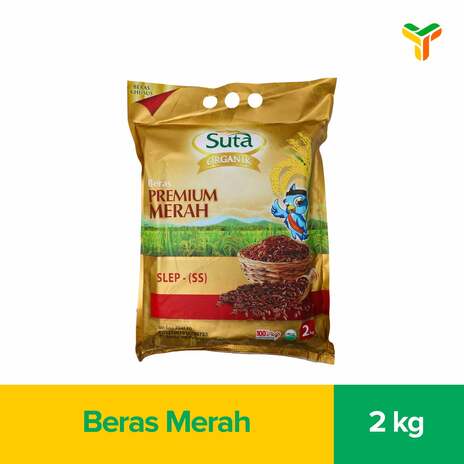 SUTA BERAS ORGANIK MERAH SLEP1X 2KG