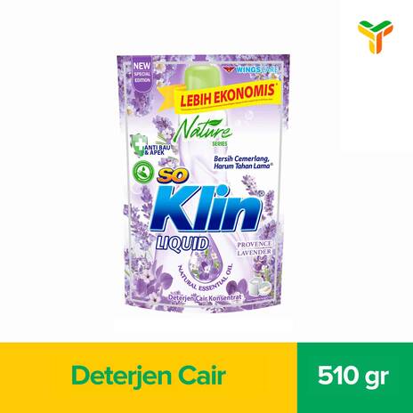 SO KLIN LIQUID DETERGENT LAVENDER PCH 510G