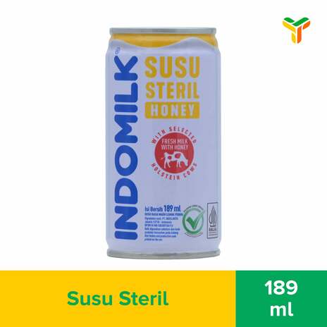 INDOMILK SUSU STERIL HONEY 189 ML_1C24P