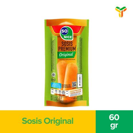 SO NICE SOSIS PREMIUM ORIGINAL 60GR C80