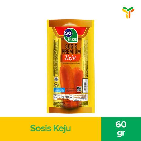 SO NICE SOSIS PREMIUM KEJU 60GR C80