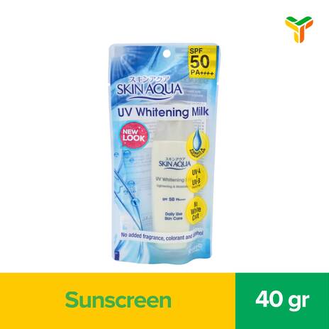 SKIN AQUA UV WHITENING MILK SPF 50_40GR