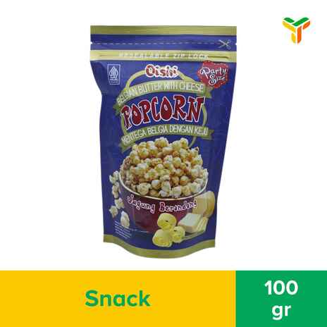 OISHI POPCORN MENTEGA BELGIA DGN KEJU 100G