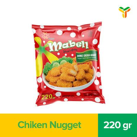 MABELL BUBBLE CHICKEN NUGGET 220GR C20