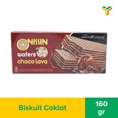 NISSIN WAFERS CHOCO LAVA DAPUR COKLAT 160G