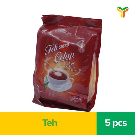 SOSRO TEH CELUP 2IN1 5X18GR