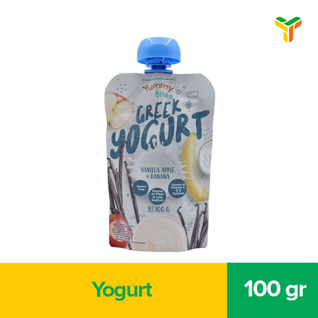 YUMMY BITES GREEK YOGURT VANILA APLE BNN 100G_1C36