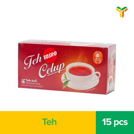 SOSRO TEH CELUP 15X2 GR