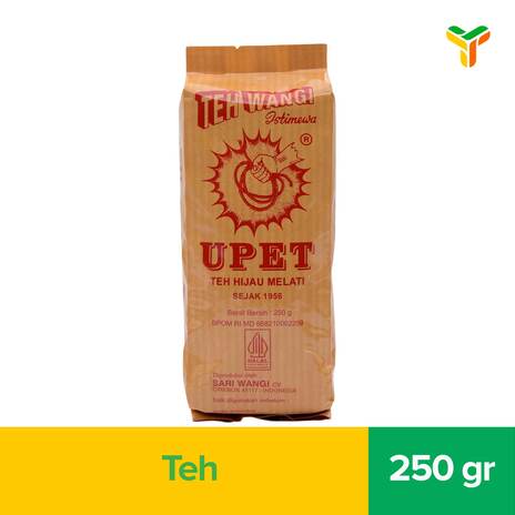 UPET TEH HIJAU MELATI 250GR_1C25P
