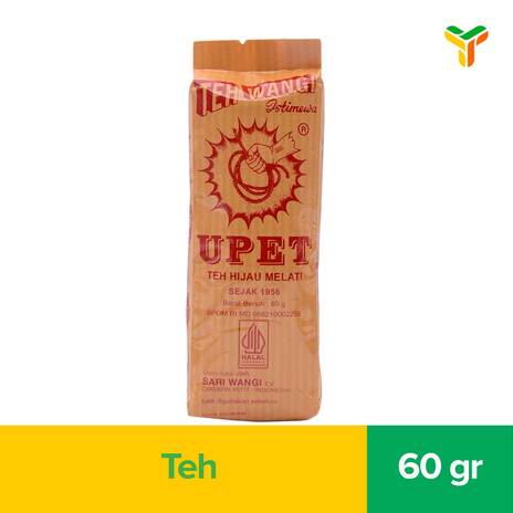 UPET TEH HIJAU MELATI 60GR_1C100P