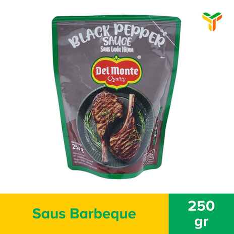 DEL MONTE BLACK PEPPER SAUCE 250G_1C24P