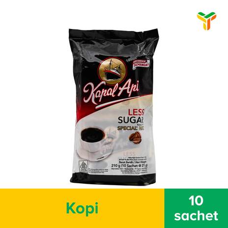 KAPAL API SC SPECIAL MIX LESS SUGAR 10S