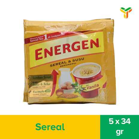 Energen Susu Sereal Vanilla Sachet 5X32G