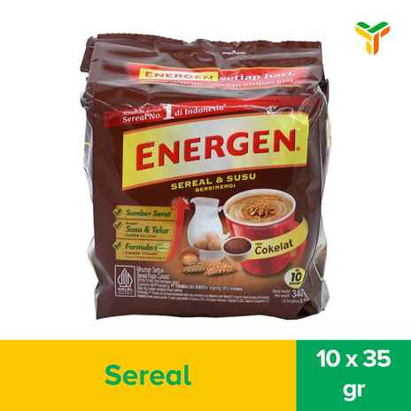Energen Susu Sereal Coklat / Chocolate Bag 10X34G