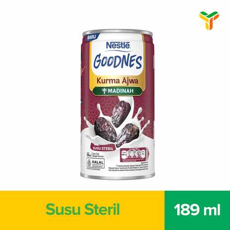 NESTLE GOODNES KURMA AJWA MILK TIN 189 ML