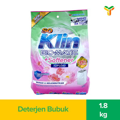 SO KLIN BIOMATIC POWDET TOP LOAD 1.8KG
