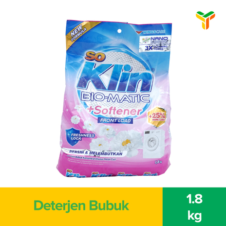 SO KLIN BIOMATIC POWDET FRONTLOAD 1.8KG