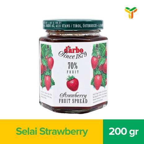 D ARBO SPREAD STRAWBERRY 200GR