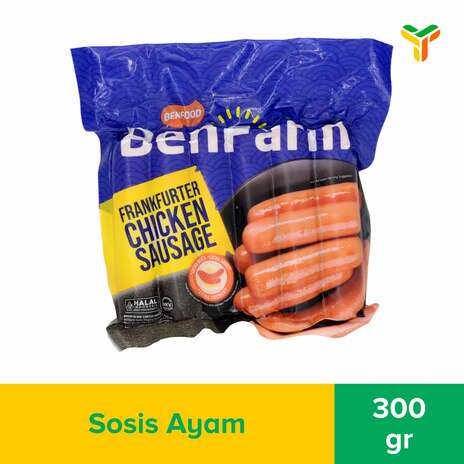 BENFARM FRANKFURTER CHICKEN SAUSAGE 300GR C8
