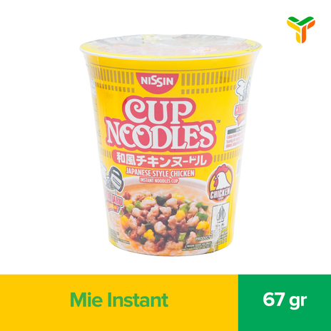 NISSIN CUP NOODLES RASA KALDU AYAM  67GR