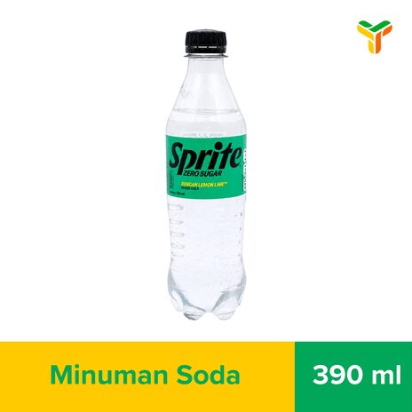 SPRITE ZERO SUGAR PET 390 ML