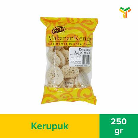 PASTI HEMAT KERUPUK ACI MENTAH 250GR_1C12P