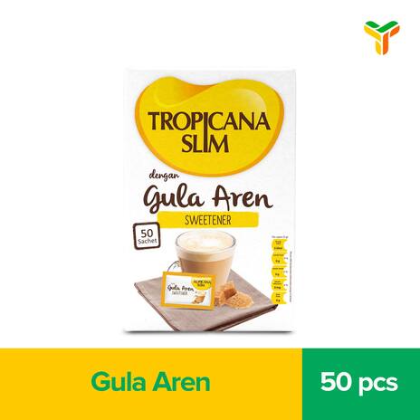 TROPICANA SLIM SWEETENER GULA AREN 50X2G