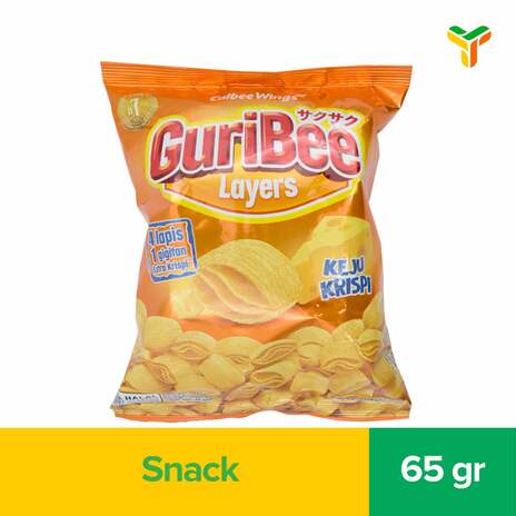 GURIBEE Makanan Ringan Keju 65 gr