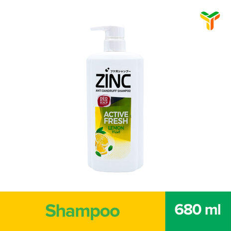 ZINC Shampoo Refreshing Cool Botol 680ML