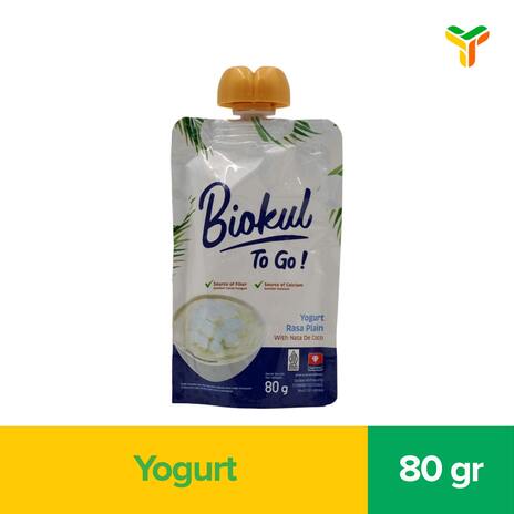 BIOKUL TO GO YOGURT PLAIN 80GR C12