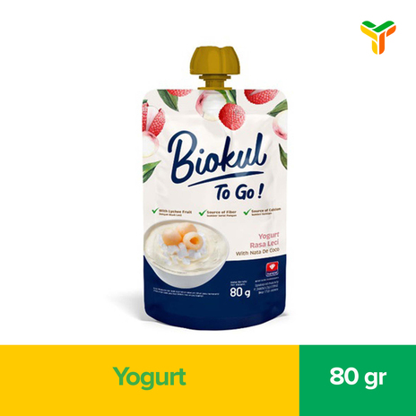 BIOKUL TO GO YOGURT LYCHEE 80GR C12
