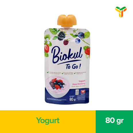 BIOKUL TO GO YOGURT MIXBERRY  80GR C12