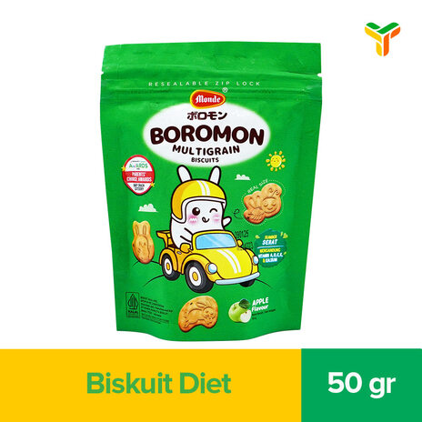 MONDE BOROMON MULTIGRAIN APPLE 50G_1C36P