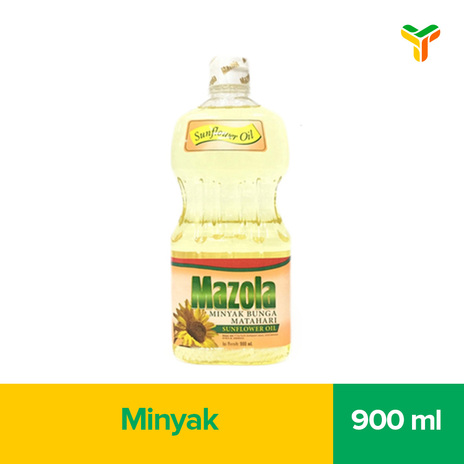 MAZOLA SUNFLOWER OIL 900ML_1C12P