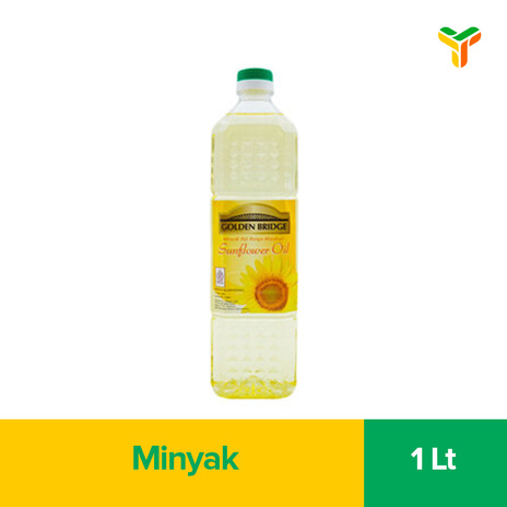 GOLDEN BRIDGE SUNFLOWER OIL 1LT