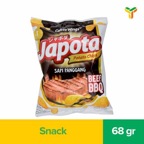 Japota Keripik Kentang Sapi Panggang (Beef BBQ) 68g