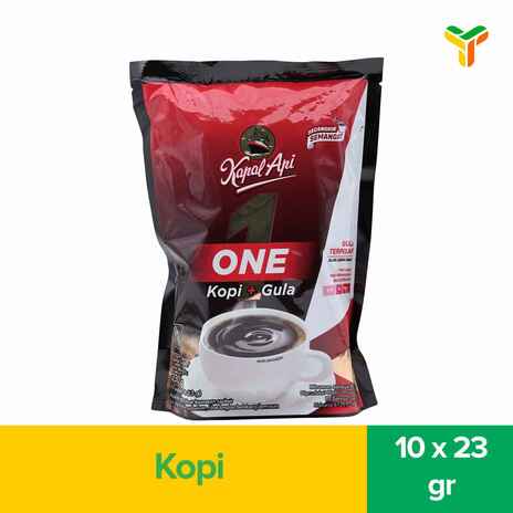 KAPAL API ONE KOPI PLUS GULA 10X23G