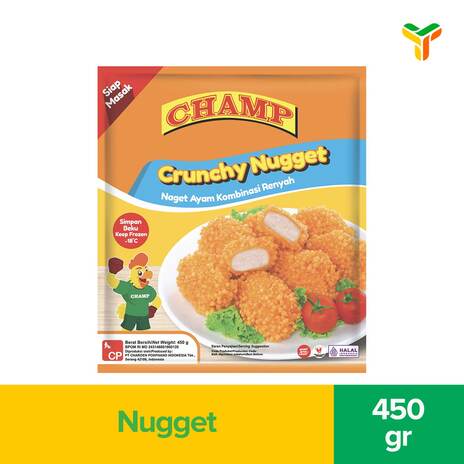 CHAMP CRUNCHY NUGGET 450GR C10
