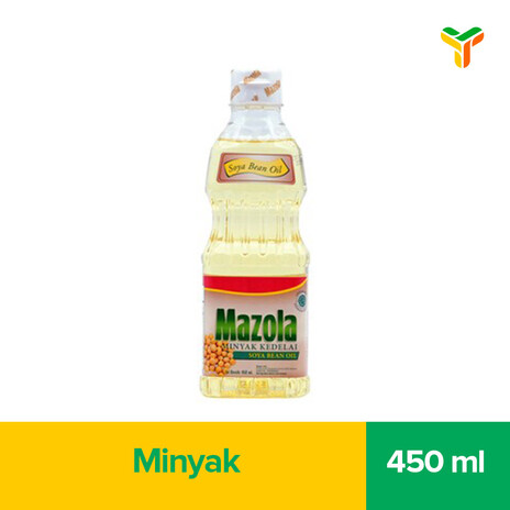 MAZOLA SOYA BEAN OIL 450ML_1C12P
